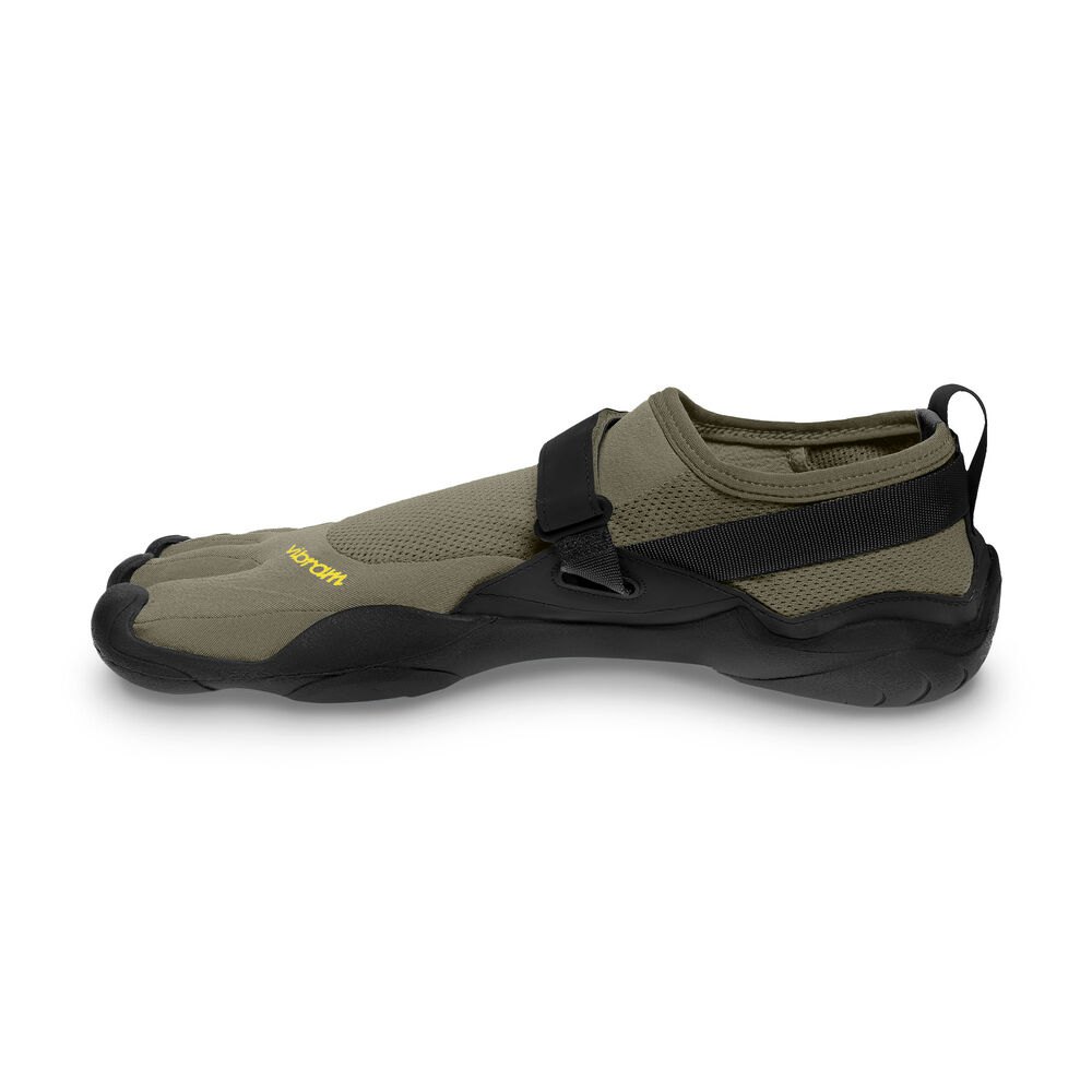 Vibram Five Fingers Mens Training Shoes - Olive/Black - KSO - 90531-JLVR